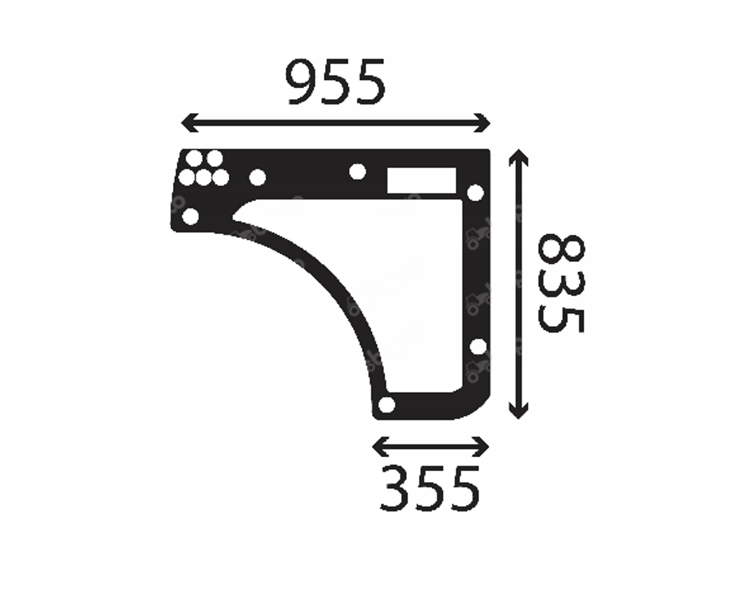 sklo nabíječka Ausa spodní dveře 32.08292.00