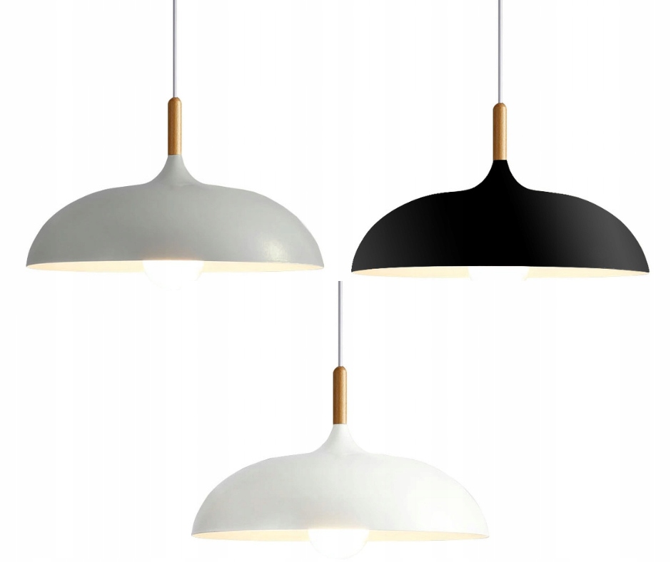 

Lampa Sufitowa Wisząca Duża Nowoczesna Anzo Black