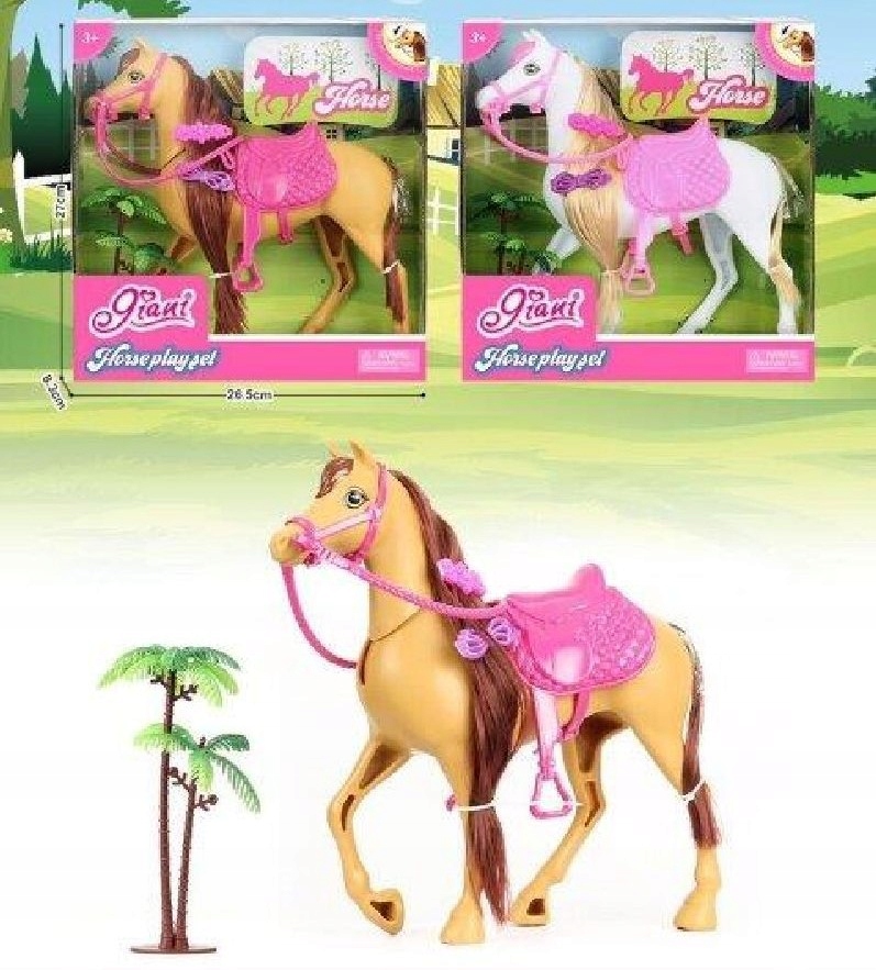 Kôň pre bábiky 26 cm - darčeková krabička