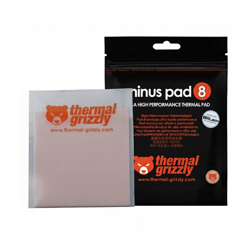 1 Ks Thermal Grizzly Mínus Pad 8 100 x 100 x 2 mm termopad, thermalpad