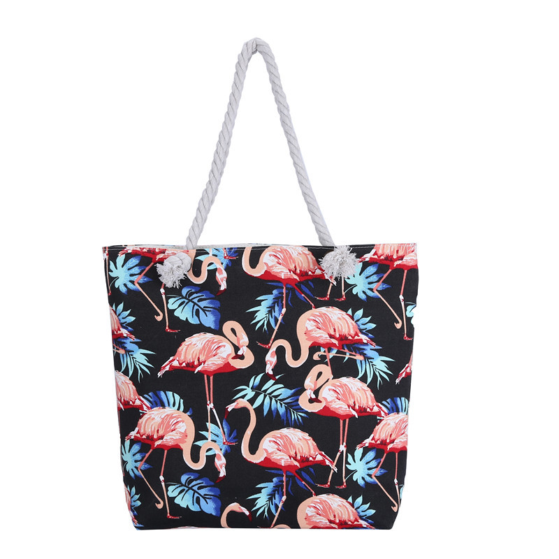 TOREBKA DAMSKA SHOPPER TORBA PODRĘCZNA KWIATY Marka bez marki