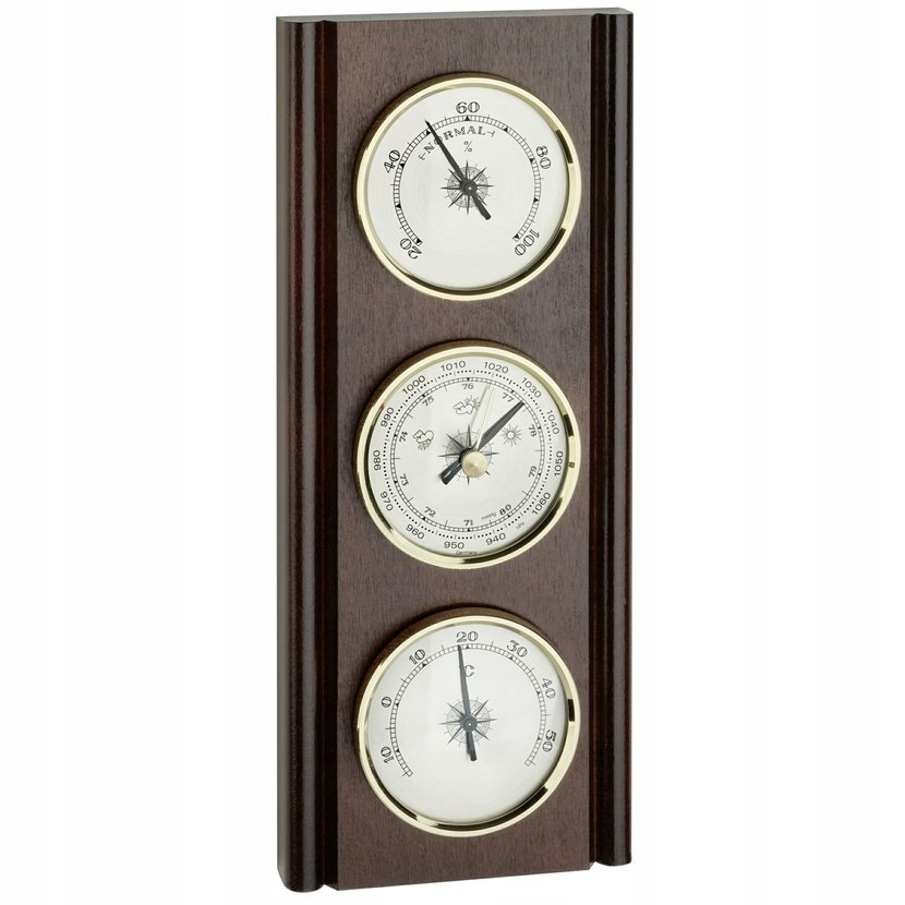 Dřevěná Meteorologická Stanice s barometrem Tfa Germany