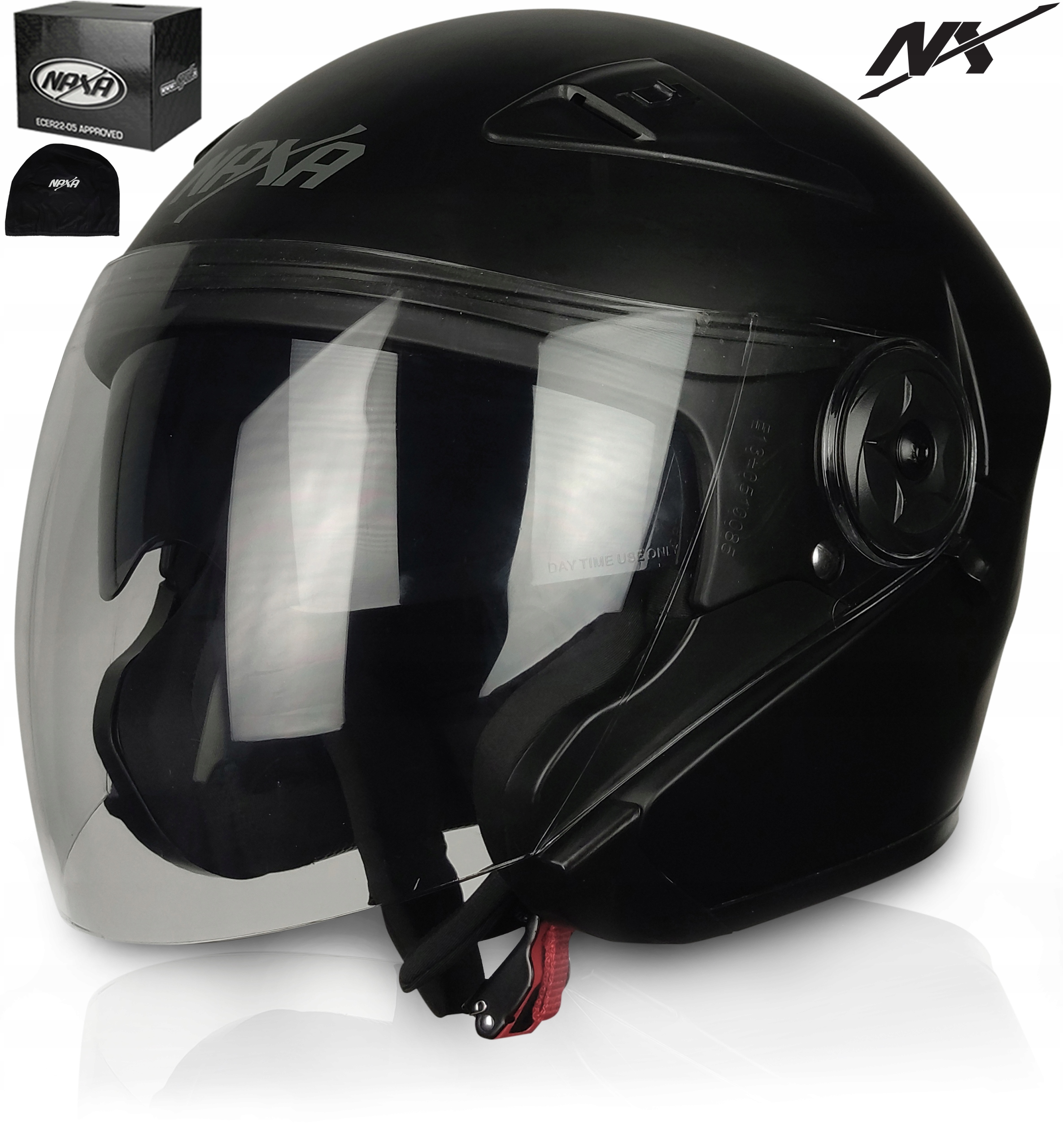 Motocyklová Přilba Skuter Naxa S17. r Xs Z Blenda