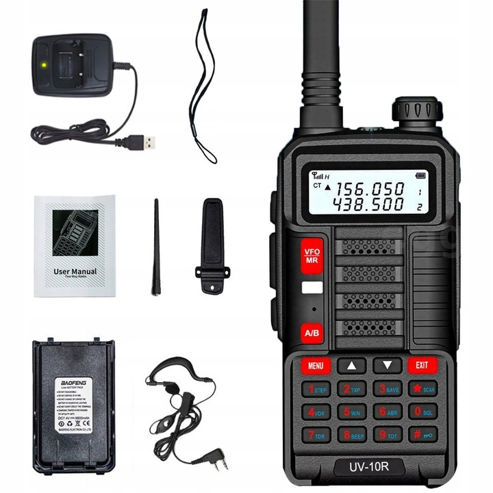 

Walkie Talkie Baofeng UV-10R 10W Radio Pogotowie
