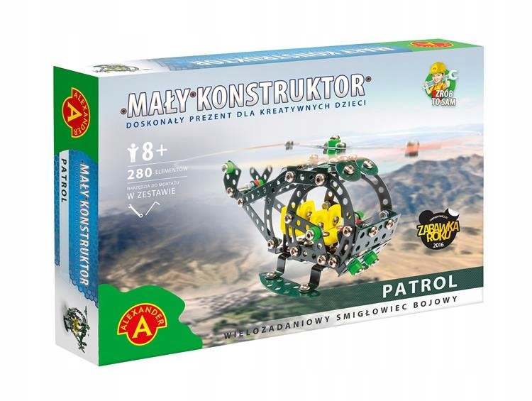Zestaw Mały Konstruktor Patrol Śmigłowiec