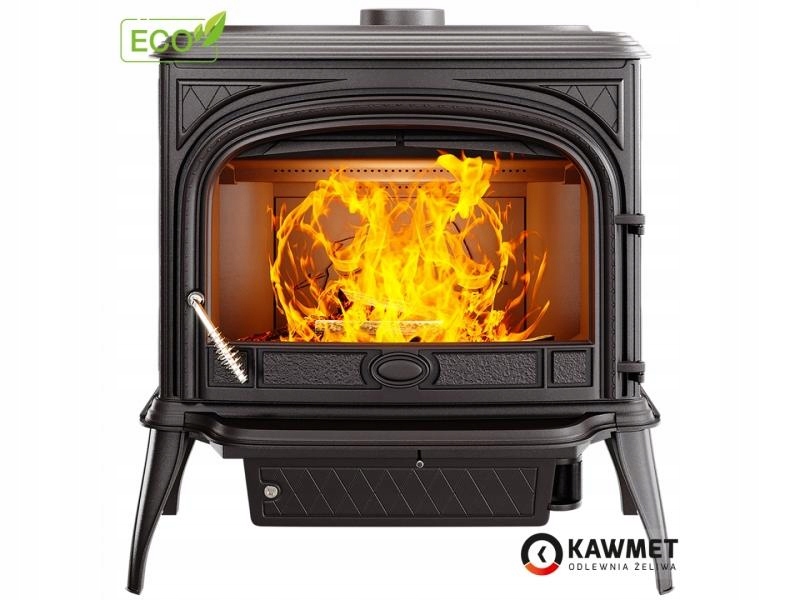 Kamna volně stojící koza Kawmet Premium Nika S5 Eco 11,3 kW samostatný popelník