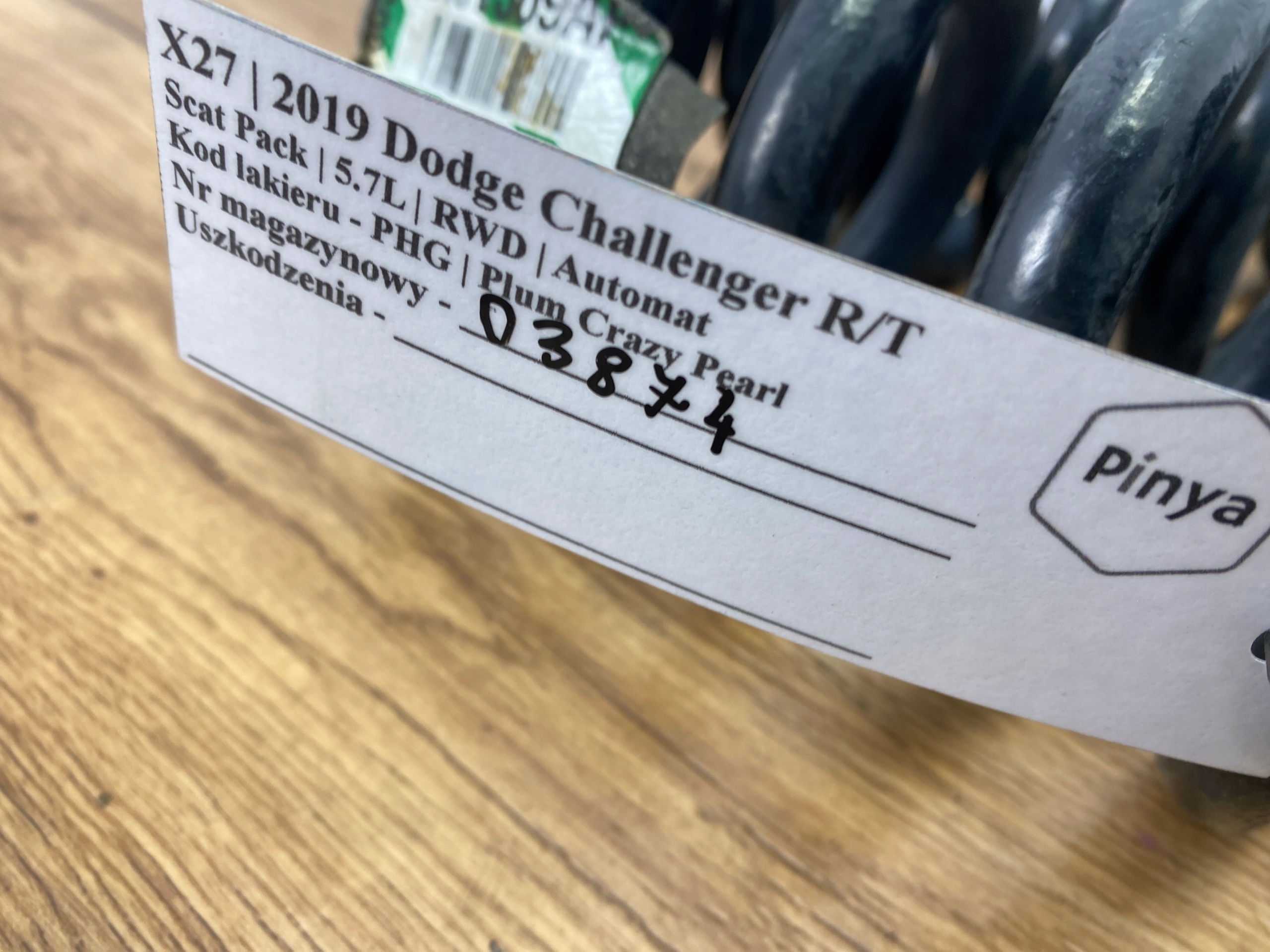 spring rear part Dodge Challenger 2015+ USA
