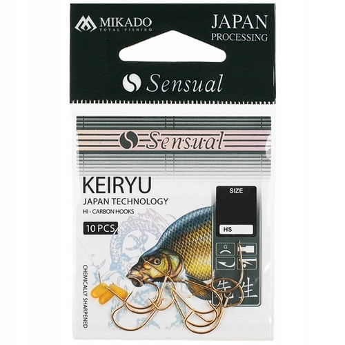 Haczyki Mikado Sensual Keiryu #12 10 szt. Gold HS10029-12G