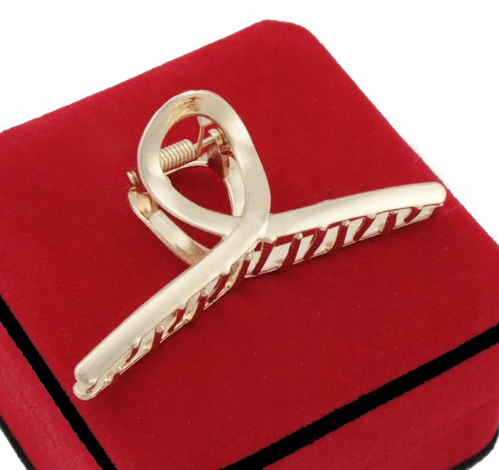 

Klamra Do Włosów Złota Metalowa Kc Gold Pętla 8 cm