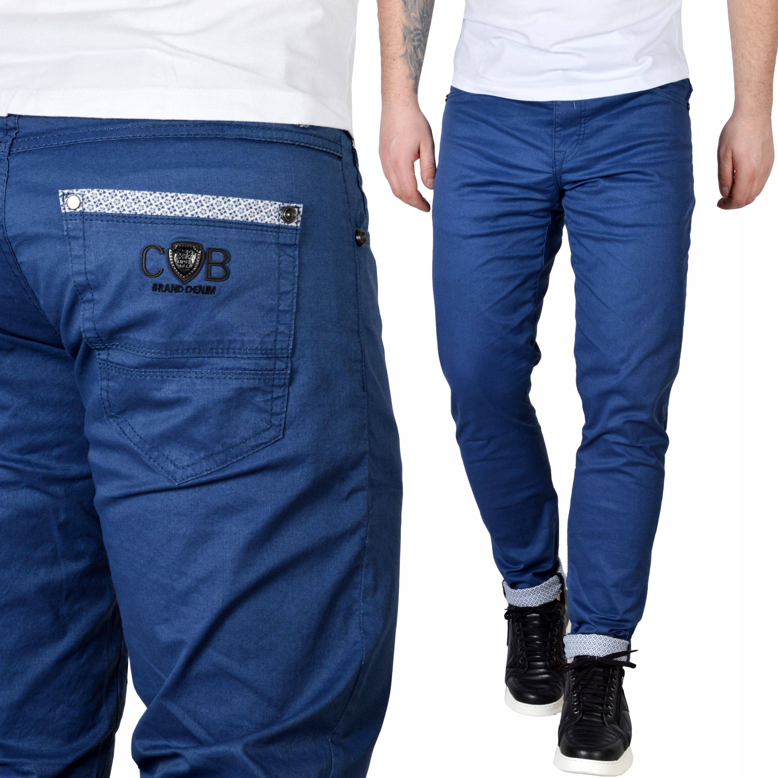 

Spodnie Męskie Cipo Baxx Casual Slim fit chinosy
