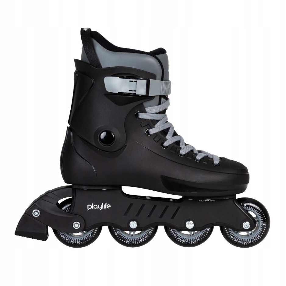 Powerslide Kolečkové brusle Playlife Rave Black, 43-44, 4x, 80