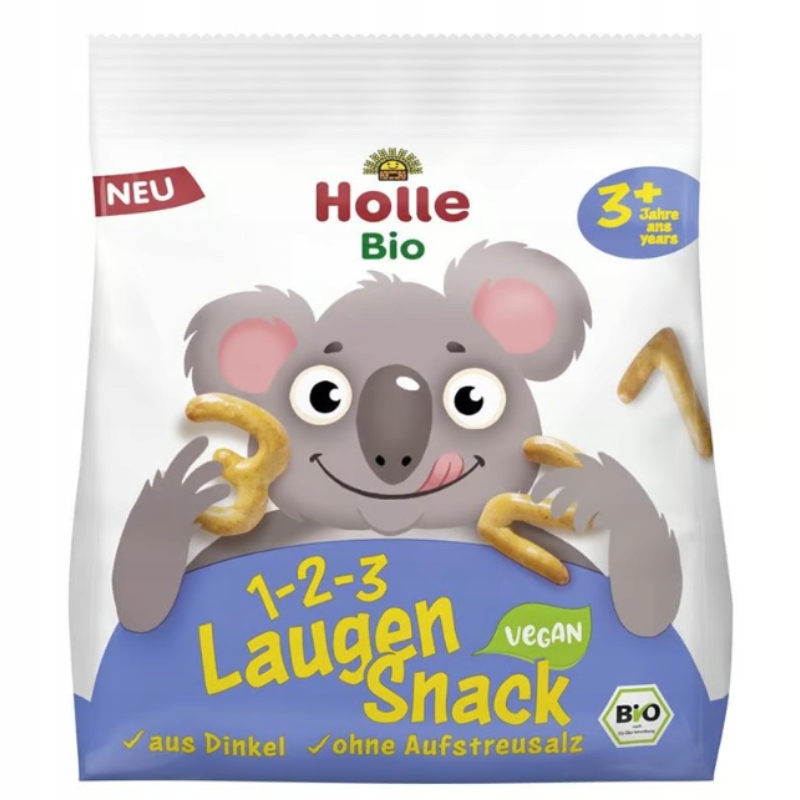 BIO Zdrowe Precelki Orkiszowe Cyferki dla Dzieci 3+ Holle 80 g