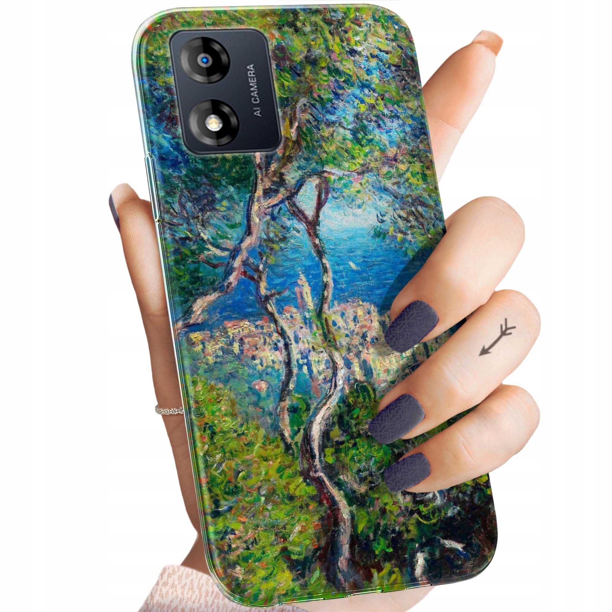 Etui Do Motorola Moto E13 Claude Monet Obudowa Pokrowiec Case