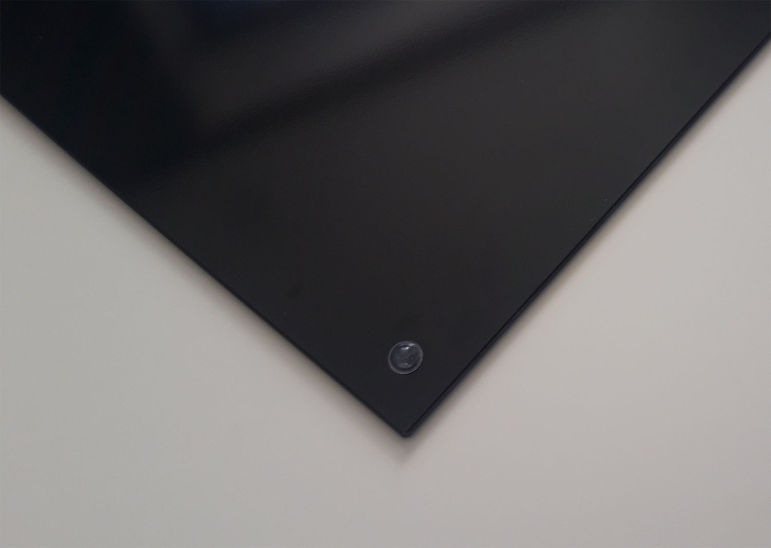 Podstawa podstawka szklana hartowana do ZNICZY KWIATY 30x22 CZARNA na CMENT Wysokość produktu 4 cm