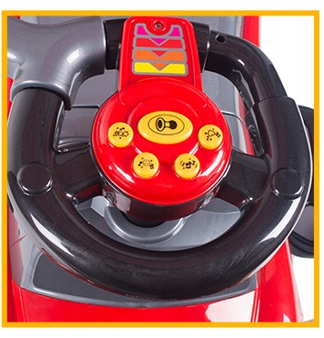 Jeździk,Chodzik,Pchacz TOP KIDS DELUXE 3w1 GRAJĄCY Kolor Różowy