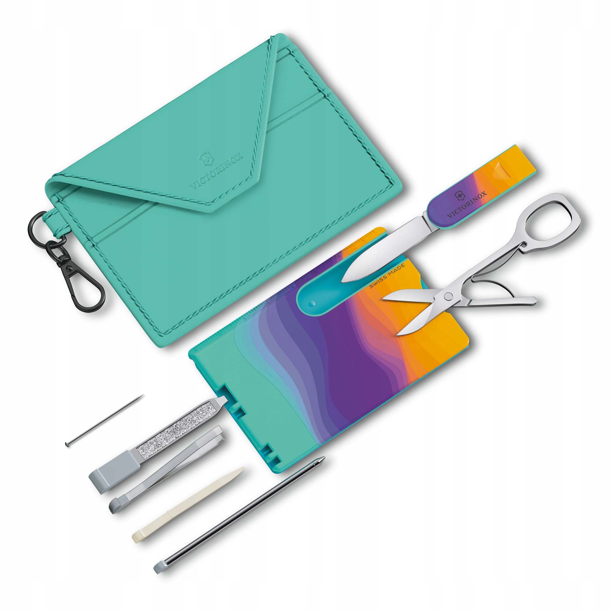 Victorinox 0.7100.E222, Swiss Card Classic Sydney Style plus etui