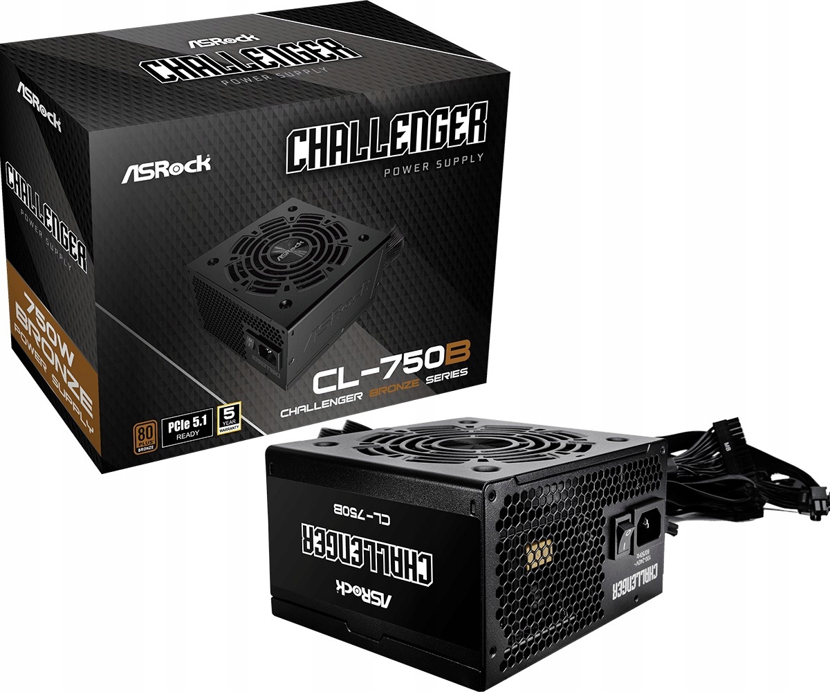 Asrock Napájecí zdroj CL-750B 750W 80PLUS Bronze