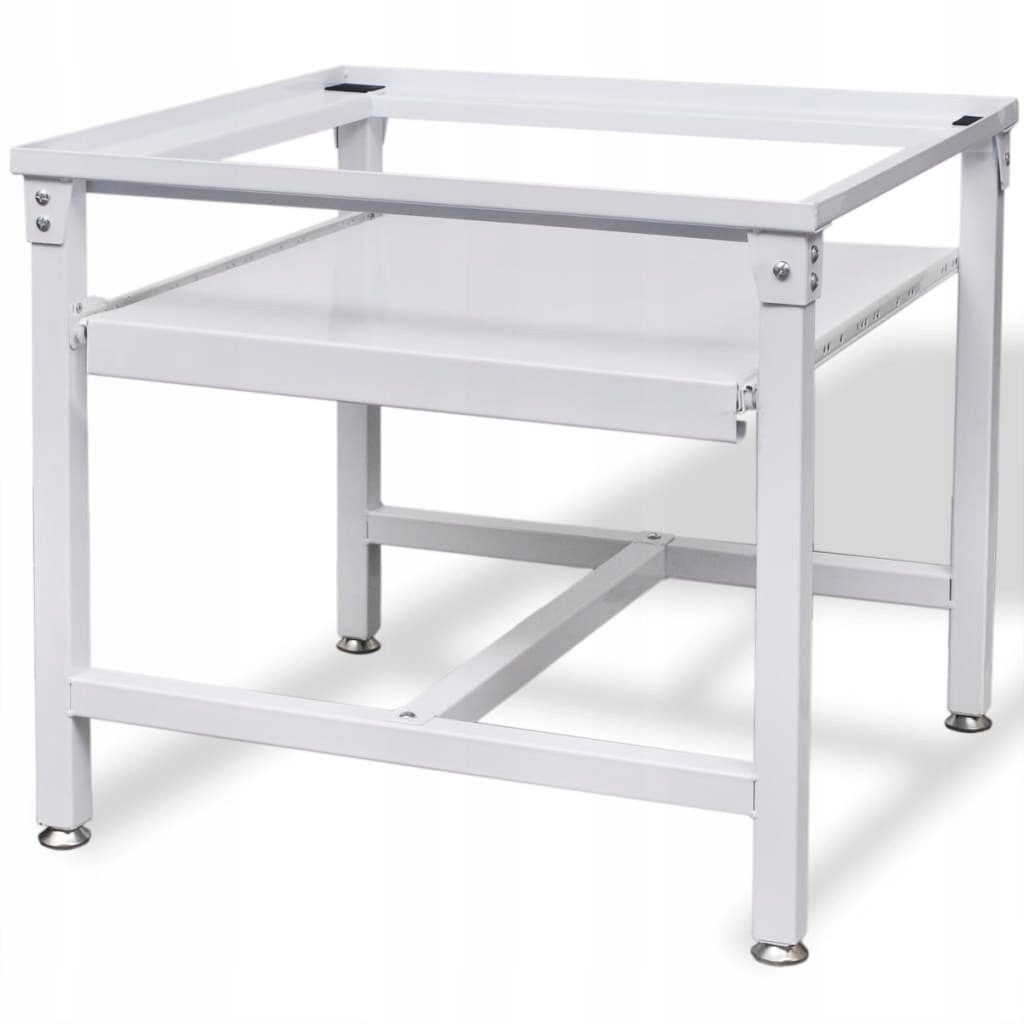 Podest pod pralkę z półką w białym kolorze Marka VidaXL