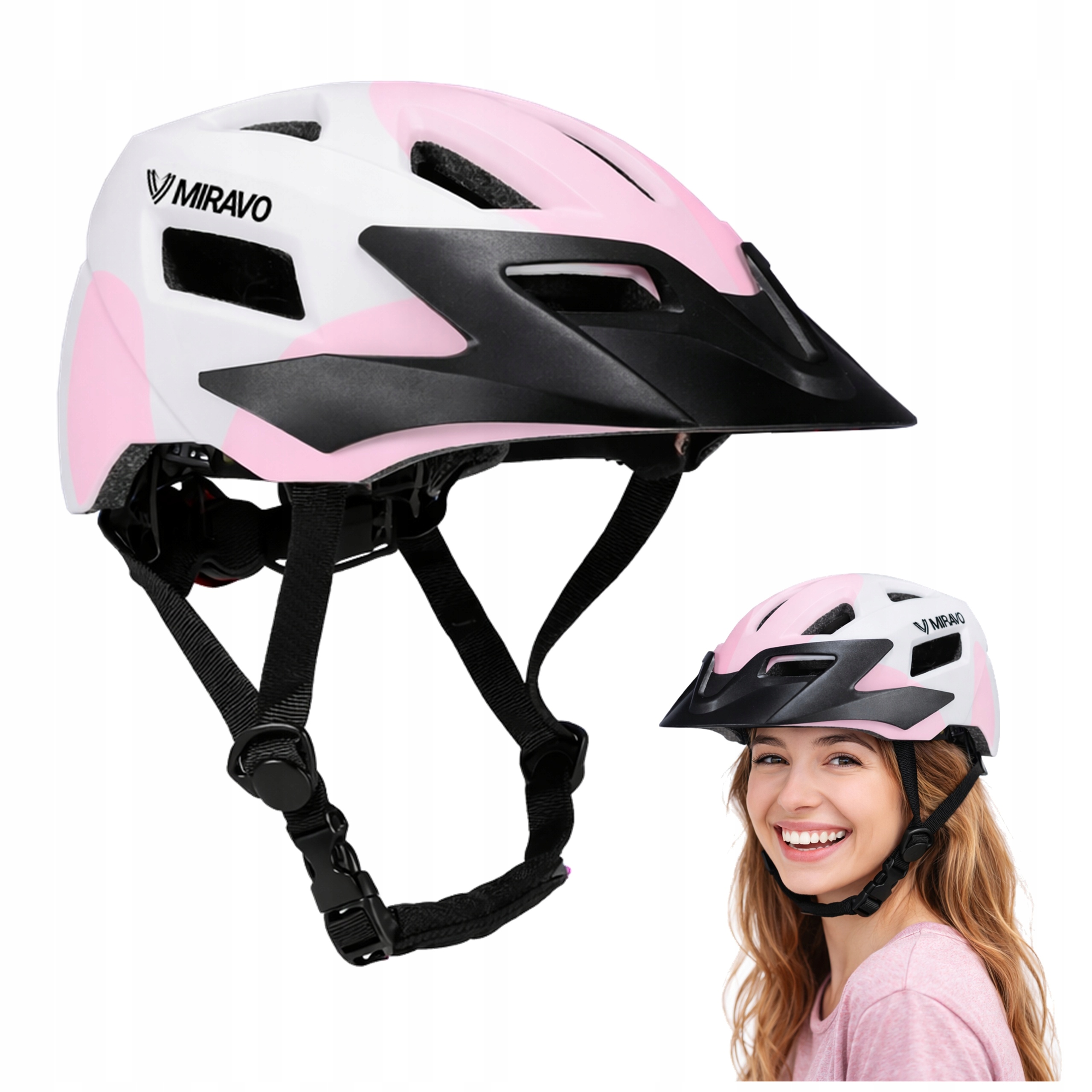 KASK ROWEROWY DLA DOROSŁYCH 54-58 CM LEKKI REGULACJA HULAJNOGA ROLKI
