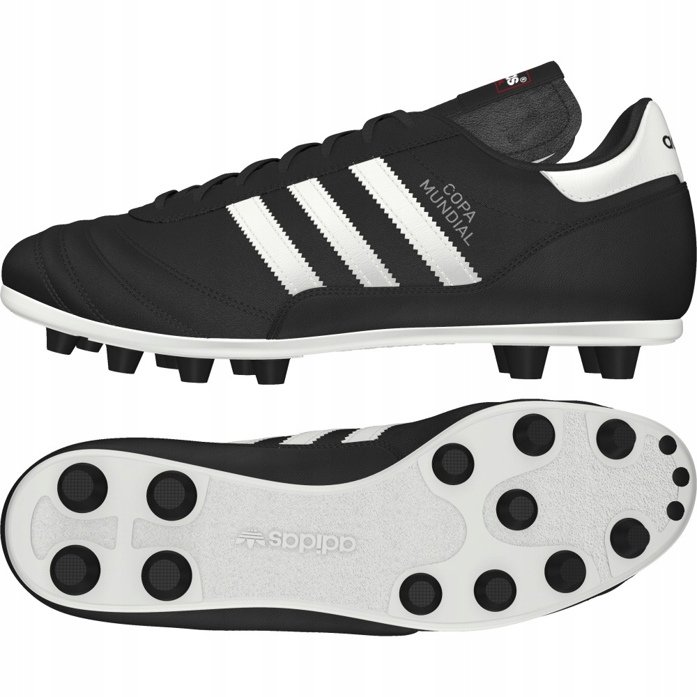 Pánské kožené lankové boty Fg adidas Copa Mundial černé 015110 vel. 41 1/3