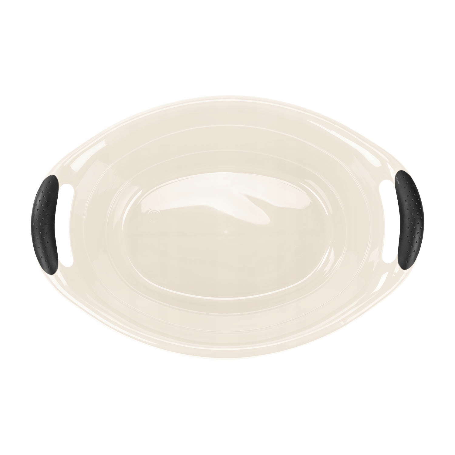 Owalna miska pranie 14L łagodne krawędzie beżowa Marka Pafen