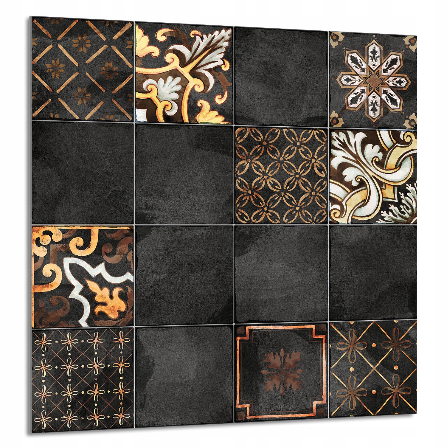 Skleněný Panel Do Kuchyně 60x65 Mozaika Tvrzené Sklo