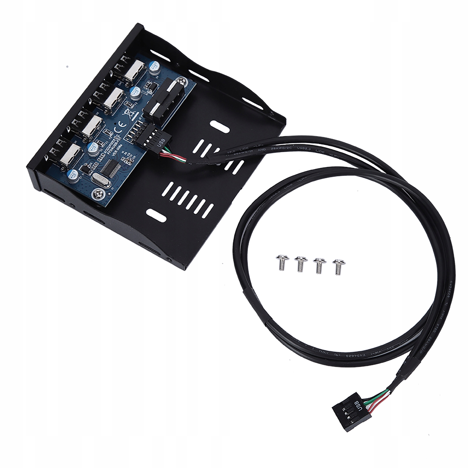 PANEL PRZEDNI 3,5 CALA INTERFEJS 9-PINOWY 4X USB2.0