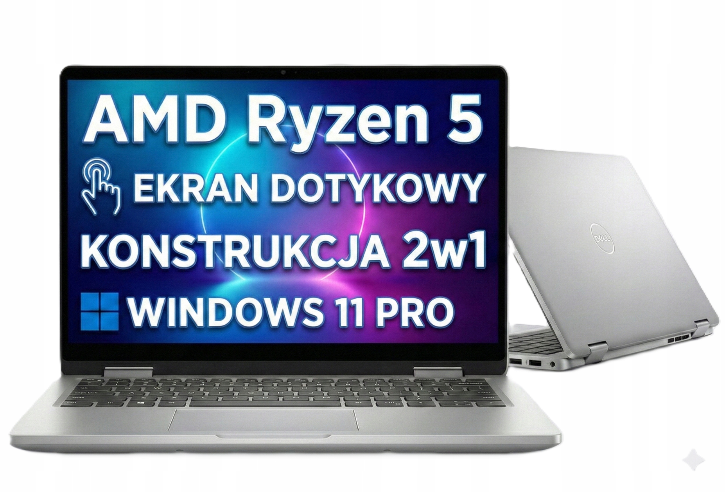 Notebook Tablet 2v1 Dell Inspiron 7445 Ryzen 5 32/512GB 14" Fhd+ Dotyk W11P