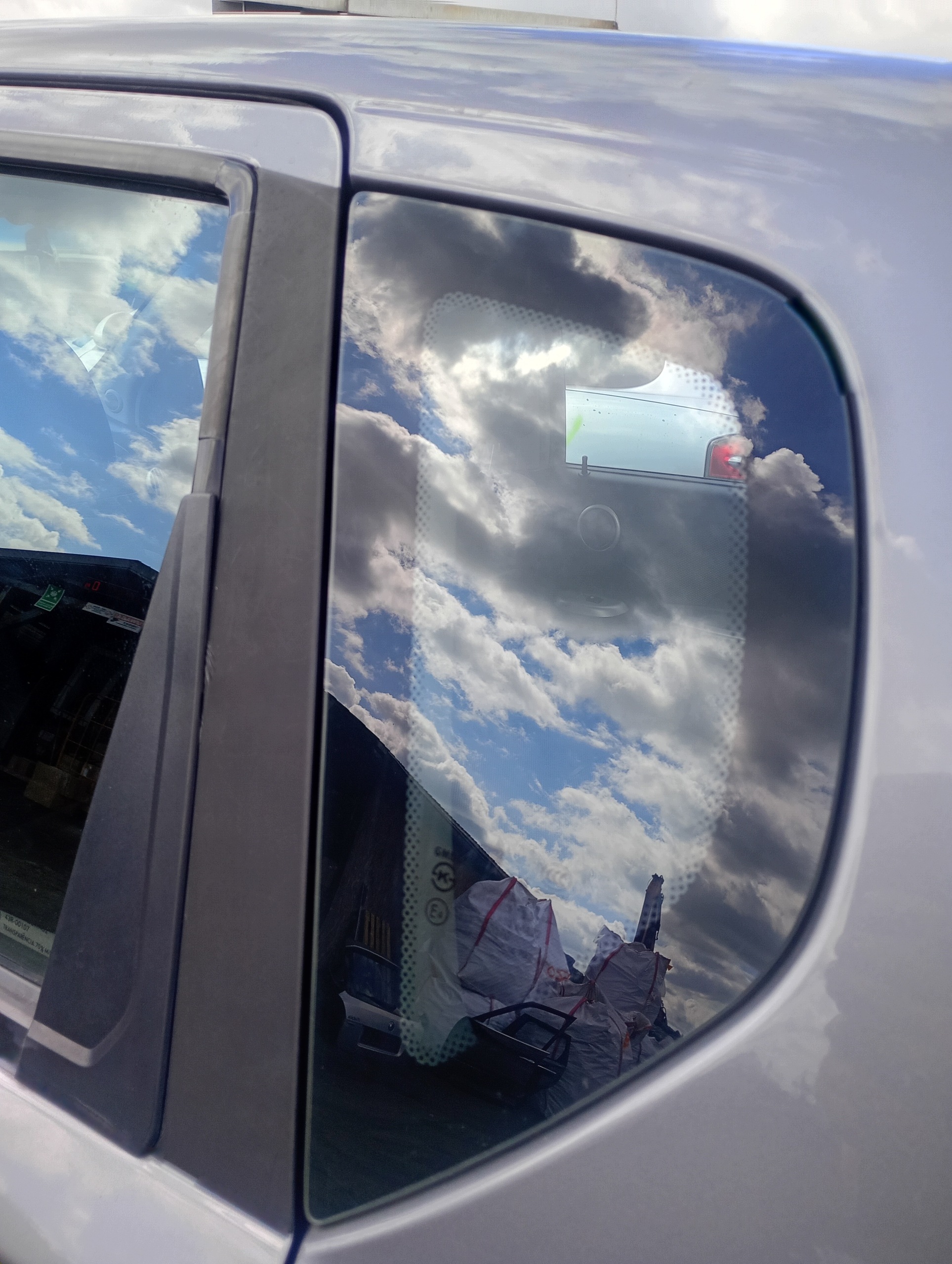 window side bodywork left rear part Chevrolet Kalos T255 08