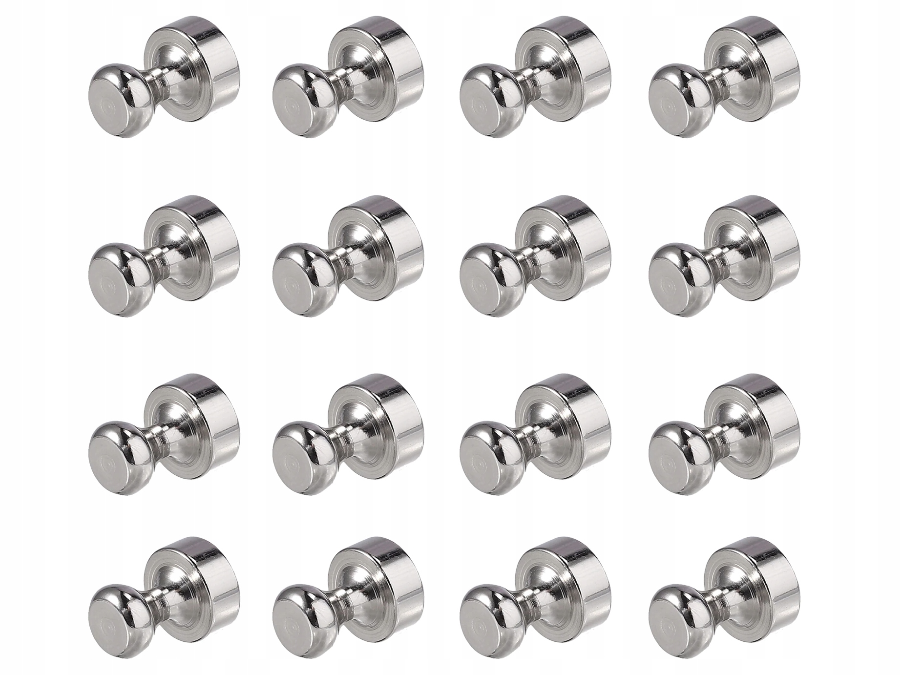 

Magnes Neodymowy Na Tablicę Lodówkę 16 Szt 12X16mm