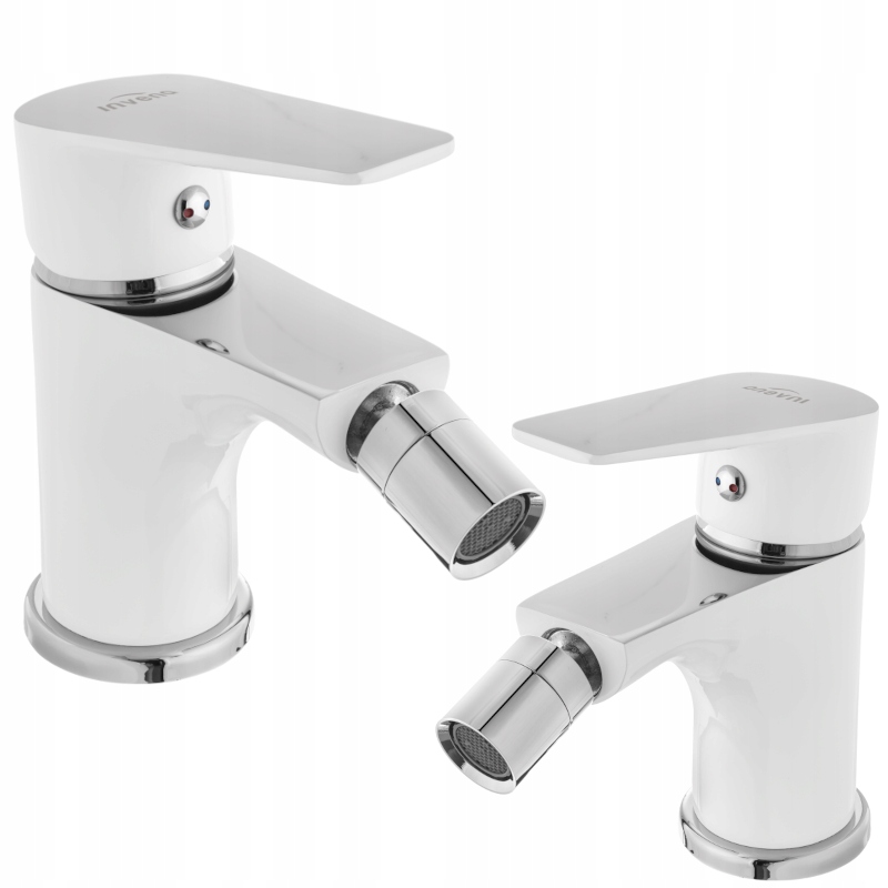 Bidetová batéria Dokos biela/chróm BB-19-002