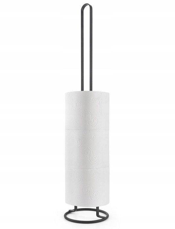 MARKOWY ORGANIZER STOJAK WIESZAK NA ZAPASOWE ROLKI PAPIER TOALETOWY SWISS Wysokość produktu 58 cm