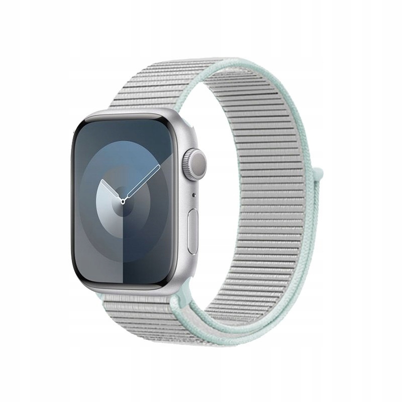 Crong Nylon Pasek sportowy do Apple Watch 38/40/41/42 mm (Pastel Grey)