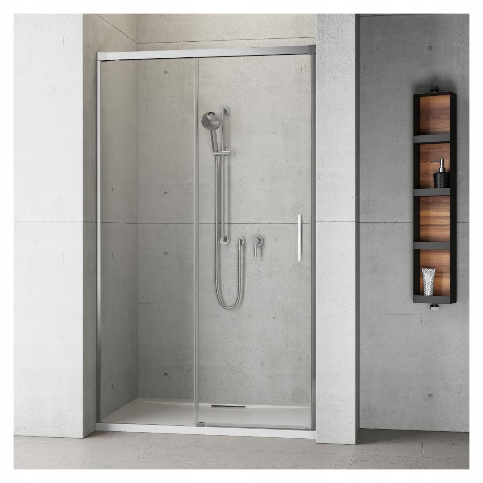 Drzwi prysznicowe wnękowe 140 L Idea DWJ mirror Rodzaj drzwi do wnęki