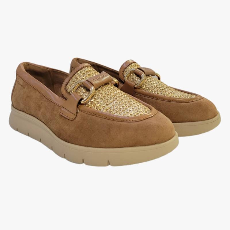 Tamaris 1-24628-44 392 hnědé mokasíny vel. 38 semiš Kochland