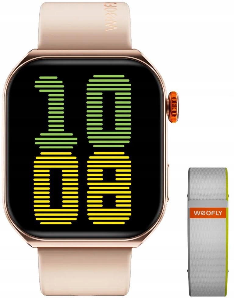 Inteligentné hodinky Weofly Edge 2 zlaté