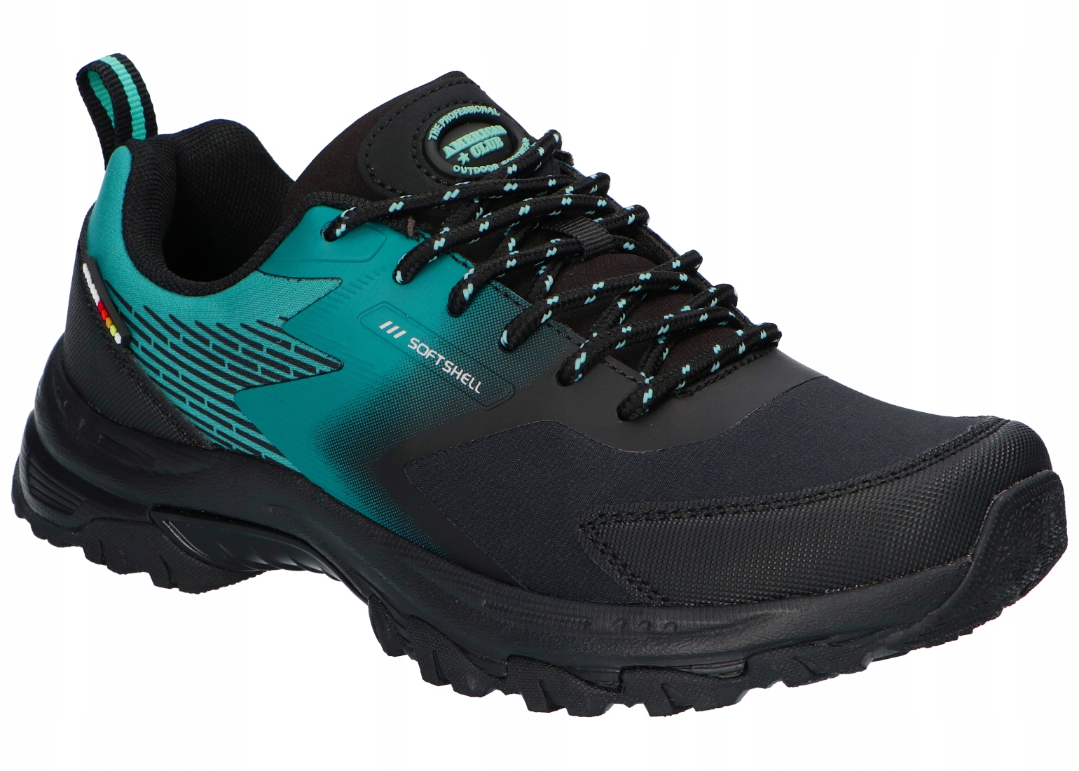 WT267 TREKKINGOWE BUTY Górskie Softshell wodoodporne MEMORY FOAM BLUE