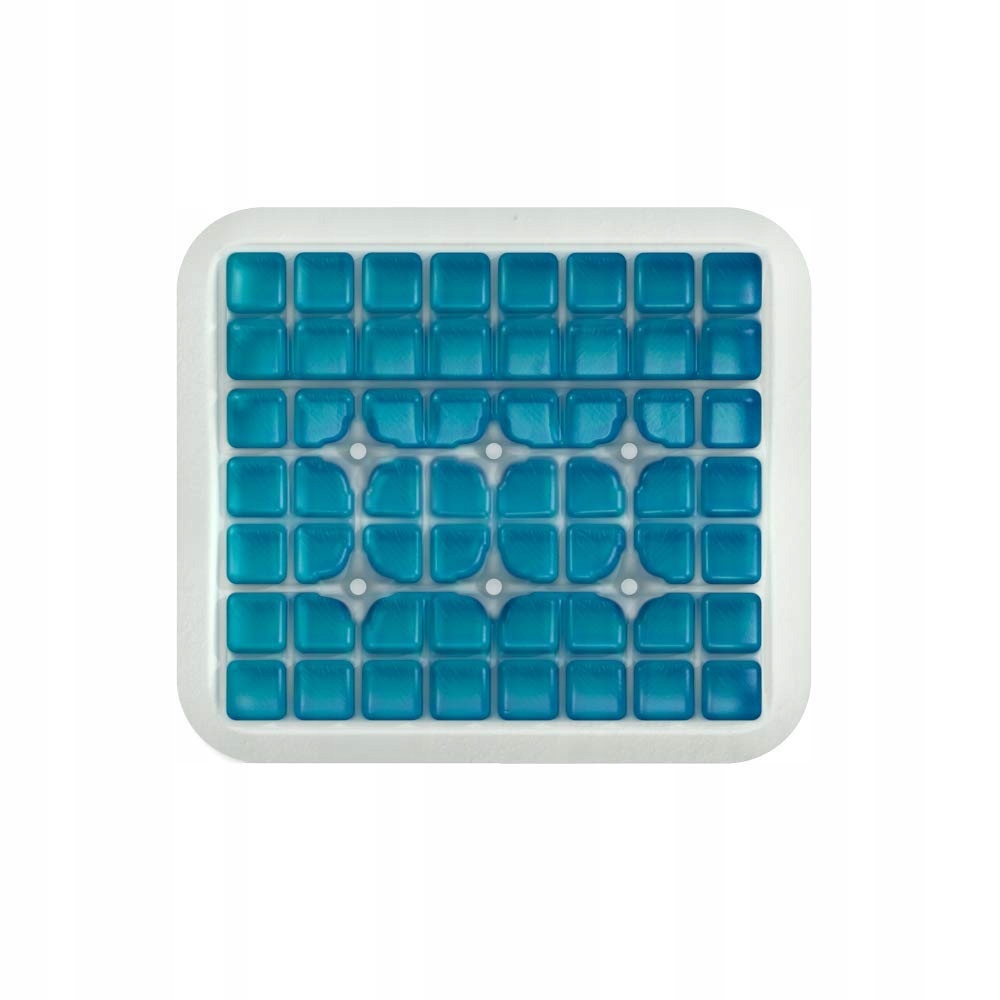 TECHNOGEL Poduszka Ortopedyczna Podróżna z Żelem Antybakteryjna 33x29x11cm — miniatura 3