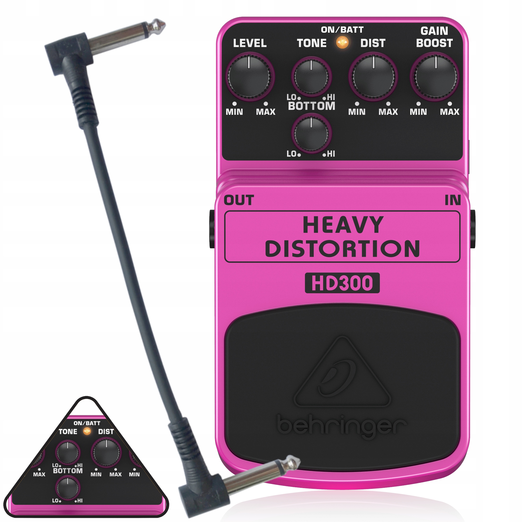HD300 Heavy Metal Distortion efekt gitarowy przester Behringer + KABEL