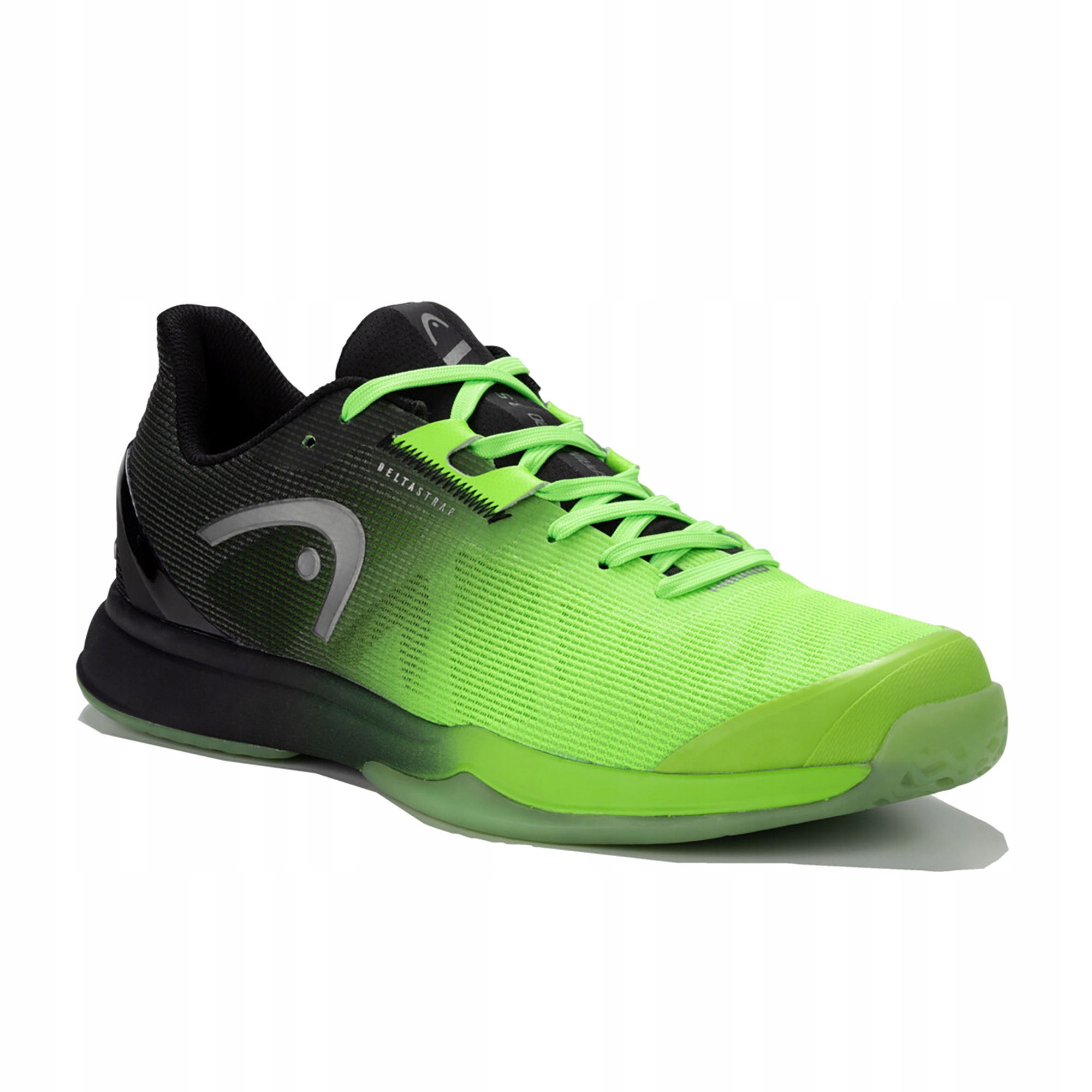 Buty do squasha męskie HEAD Sprint Pro 3.5 Indoor zielono-czarne 45 EU