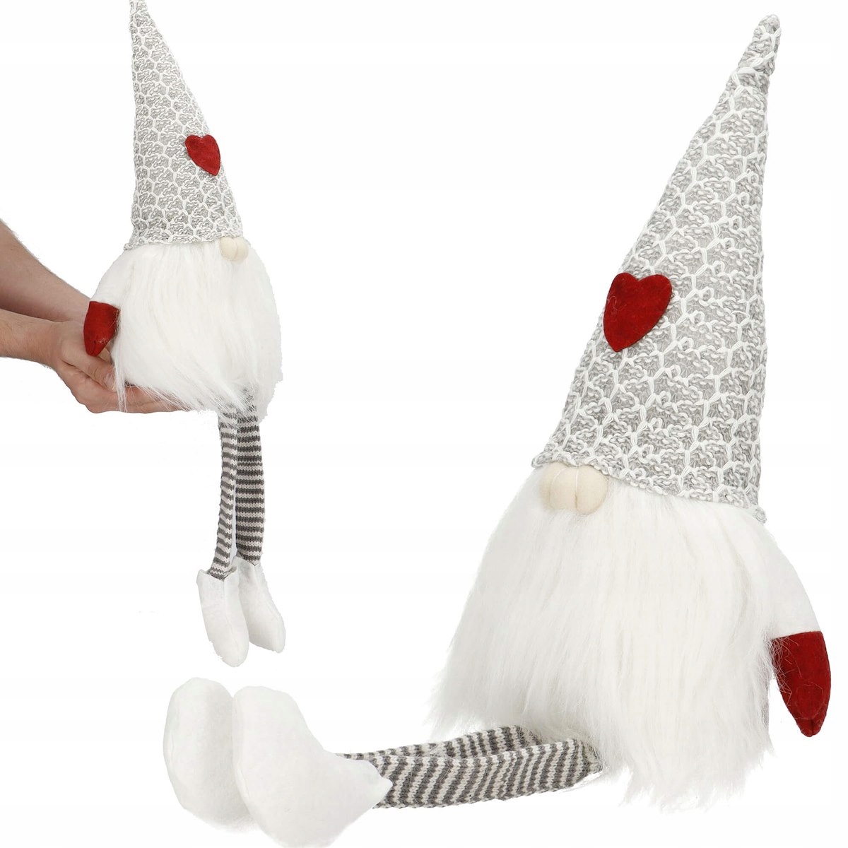 

Figurka Świąteczna 70cm Skrzat Zwisające Nóżki