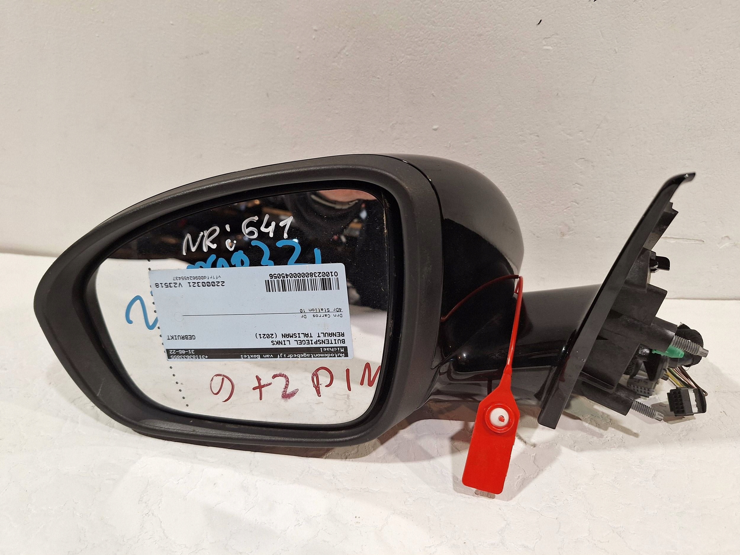 mirror exterior left 11 PIN RENAULT TALISMAN 15