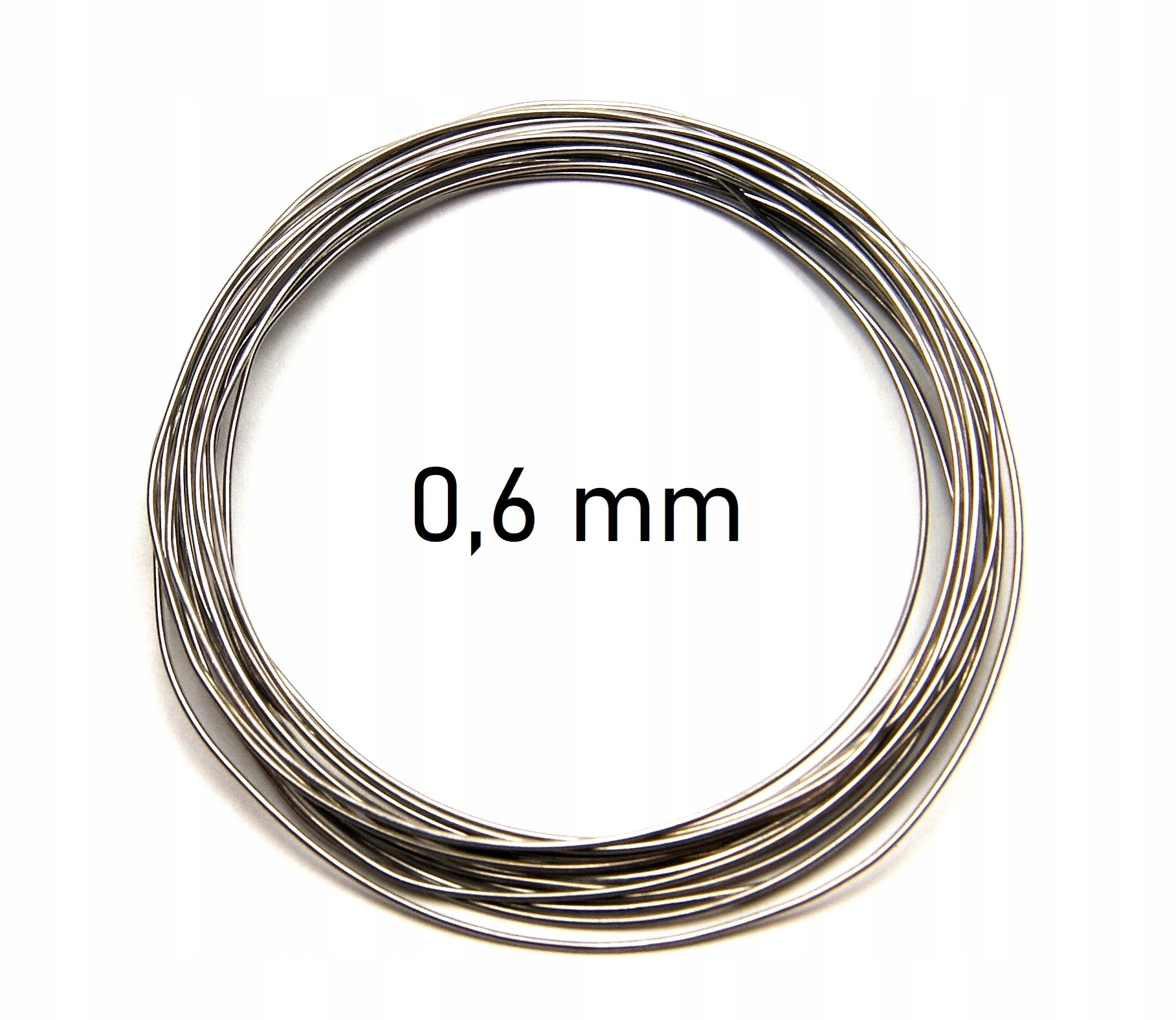 Drut ołowiany 0,6 mm x 2 metry Flytier.pl