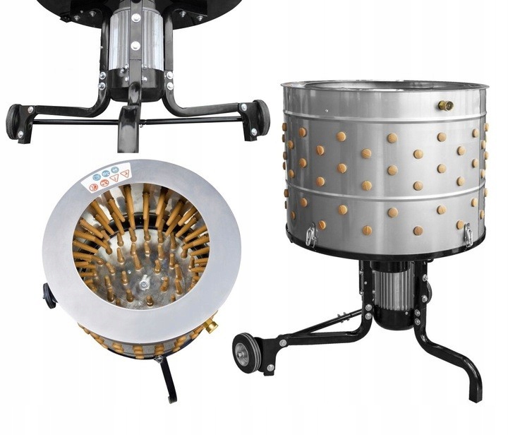 SKUBARKA DO DROBIU, PIERZA ZIPPER ZI-GRM-1650 kury