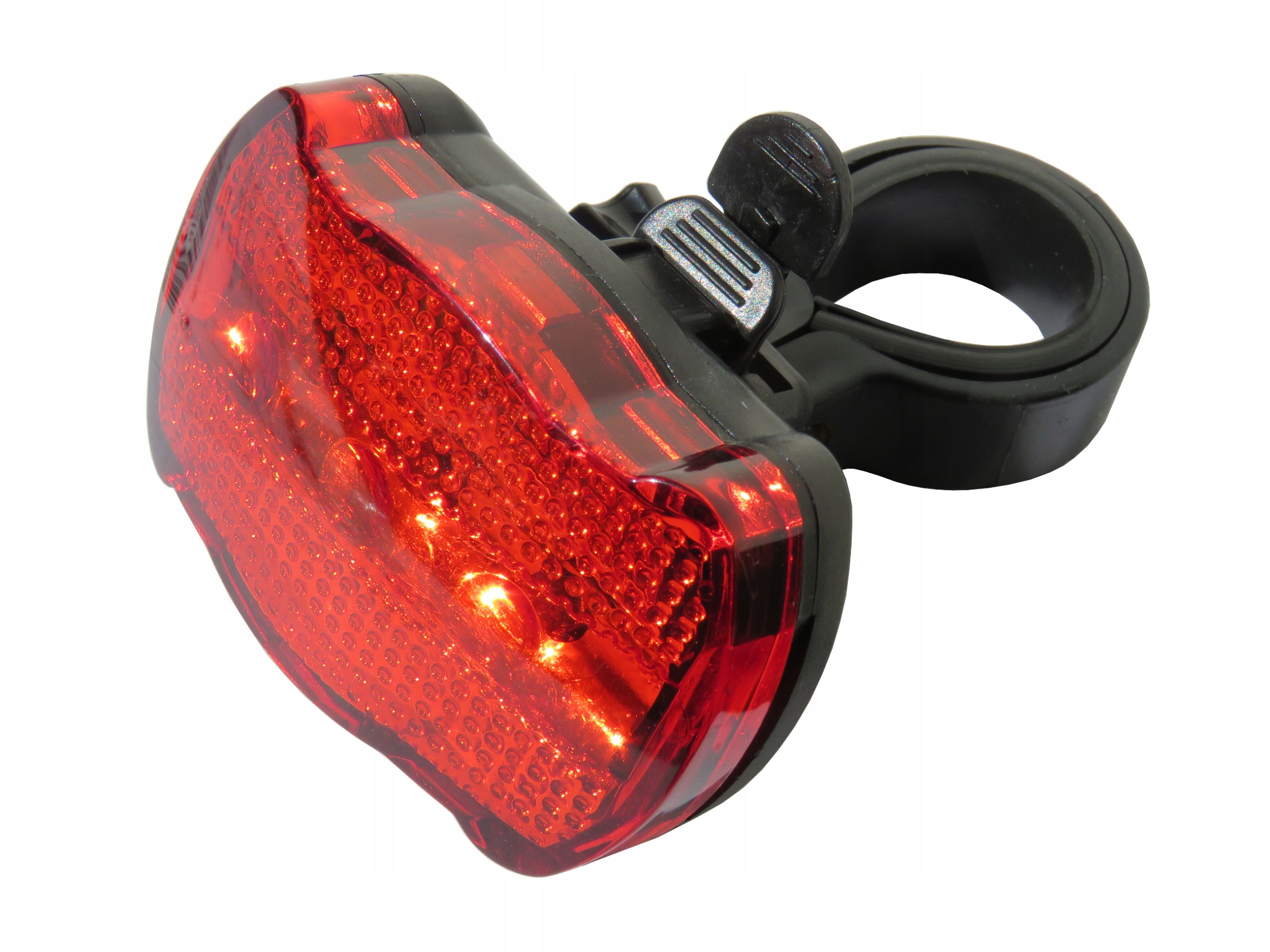 LAMPKA ROWEROWA TYLNA LED 30 LUMENÓW 3 TRYBY