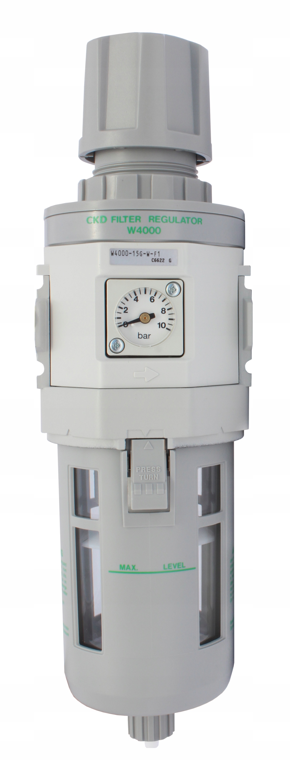 Filtr Powietrza z Reduktorem CKD W4000-15G-F1 1/2" 5um Automatyczny Spust