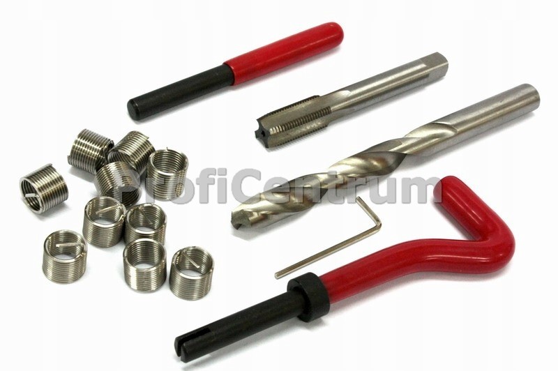 ZESTAW DO NAPRAWY GWINTÓW M14x1.5 10SZT SPRĘŻYNEK Marka Quatros