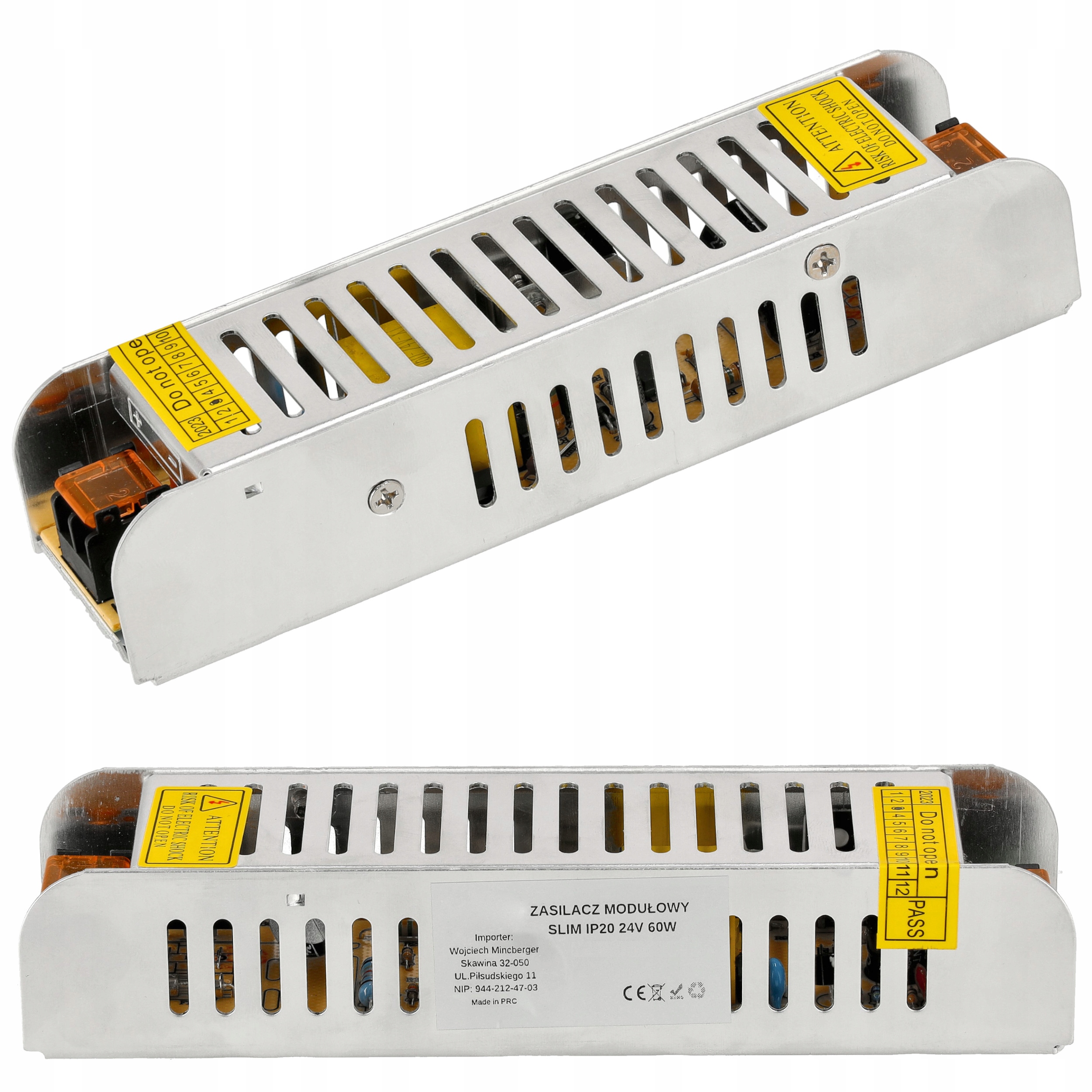 

Zasilacz do taśm Led slim 24V 2,5A 60W IP20