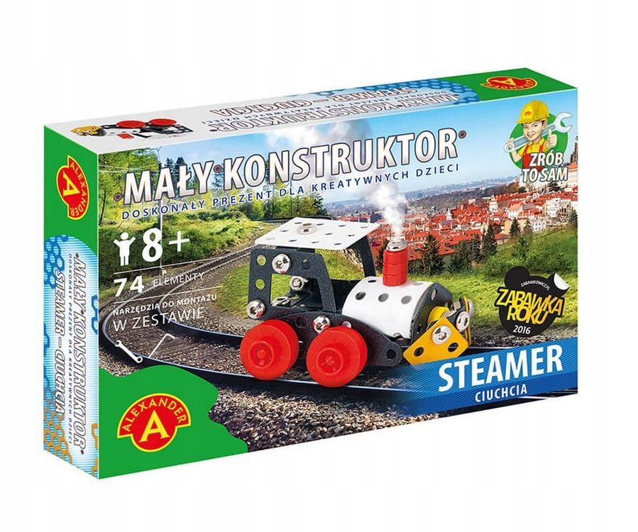 

Mały Konstruktor. Ciuchcia Steamer Alex