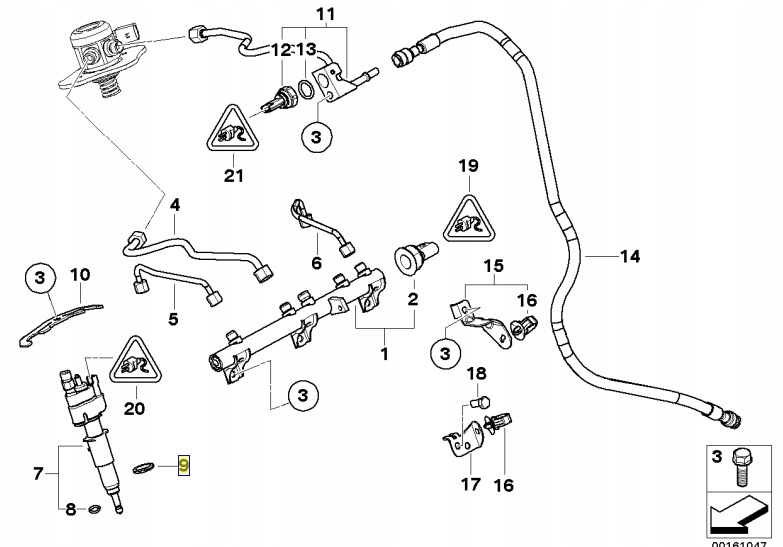 BMW OE 13537564751 element odsprzegajacy BMW 135 Producent czesci BMW OE